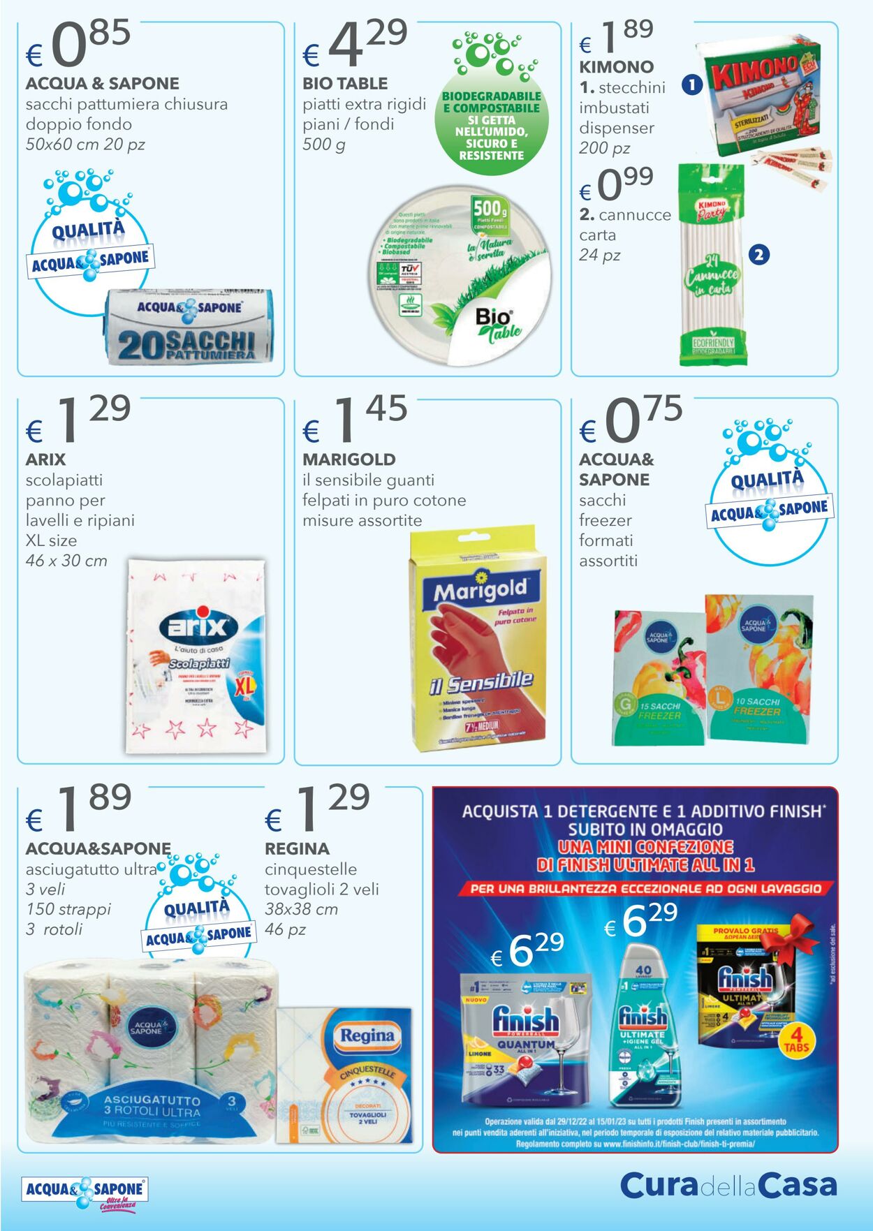 Volantino Acqua e sapone 29.12.2022 - 15.01.2023