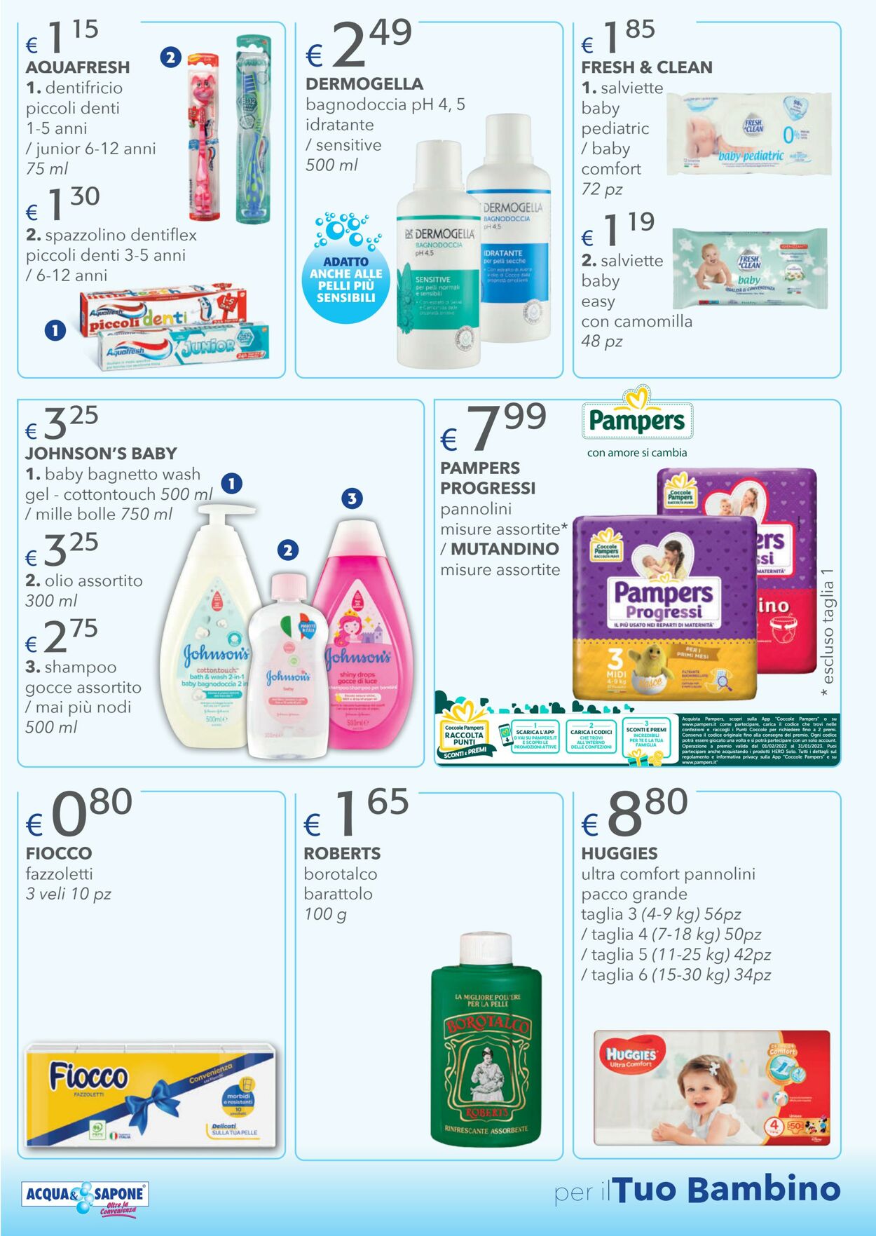 Volantino Acqua e sapone 29.12.2022 - 15.01.2023