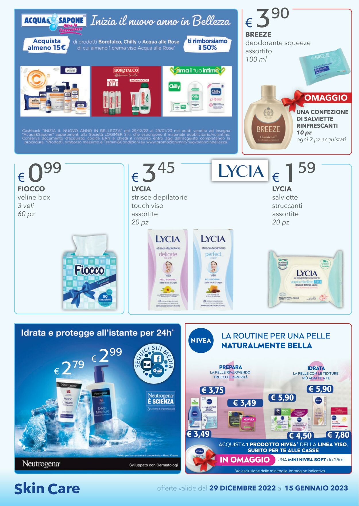 Volantino Acqua e sapone 29.12.2022 - 15.01.2023