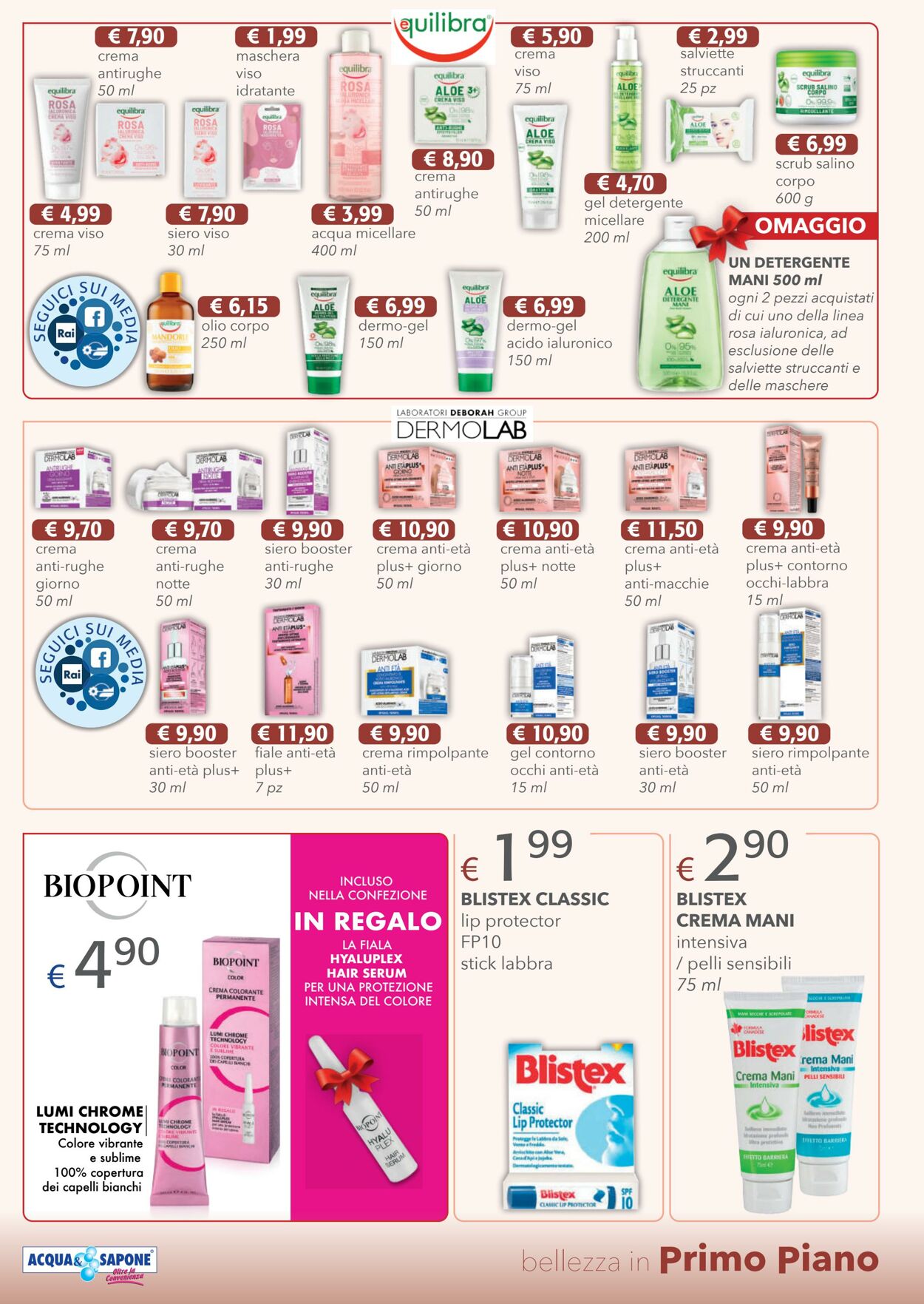 Volantino Acqua e sapone 29.12.2022 - 15.01.2023