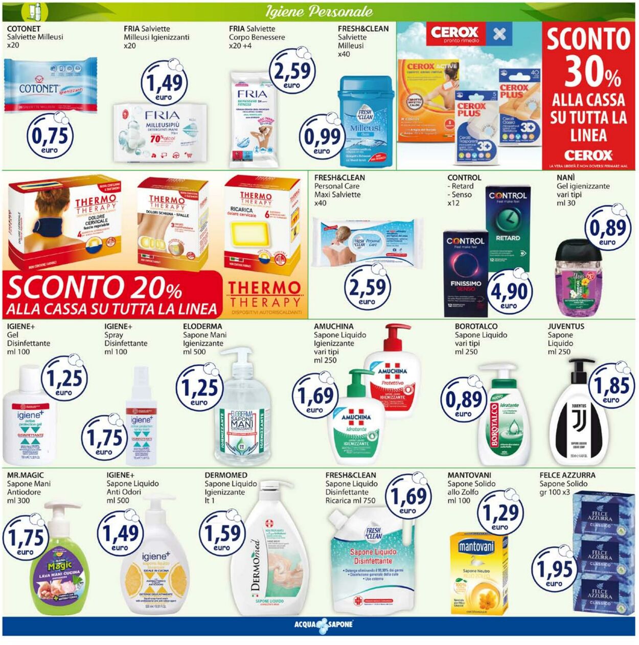 Volantino Acqua e sapone 16.01.2023 - 29.01.2023