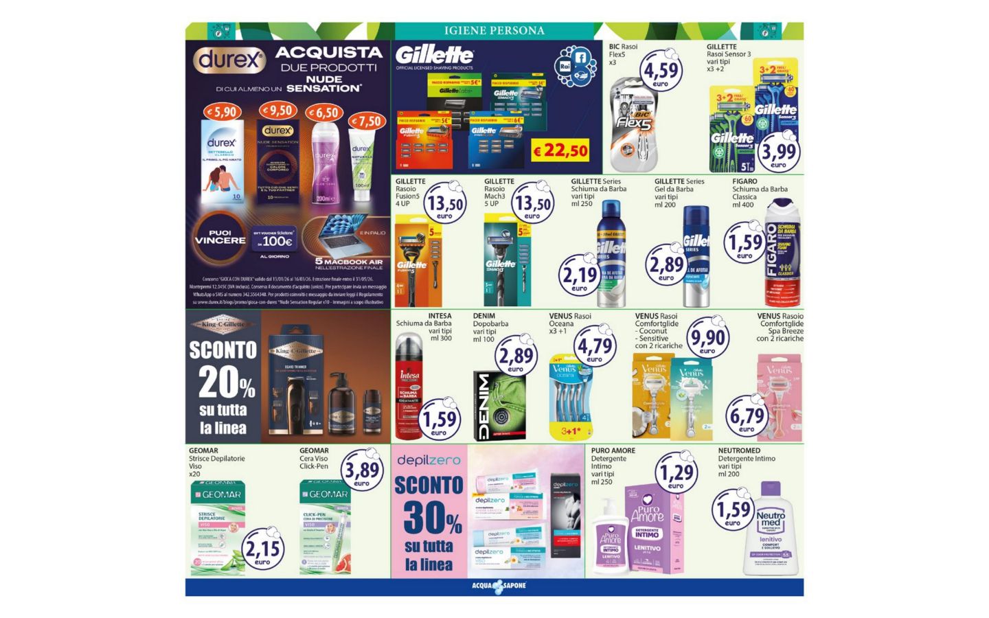 Volantino Acqua e sapone 09.02.2026 - 22.02.2026