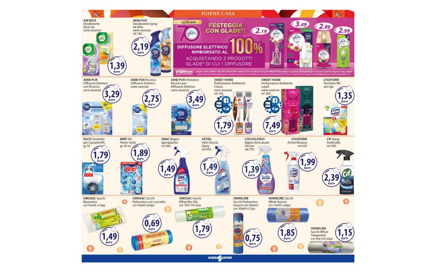 Volantino Acqua e sapone 09.02.2026 - 22.02.2026