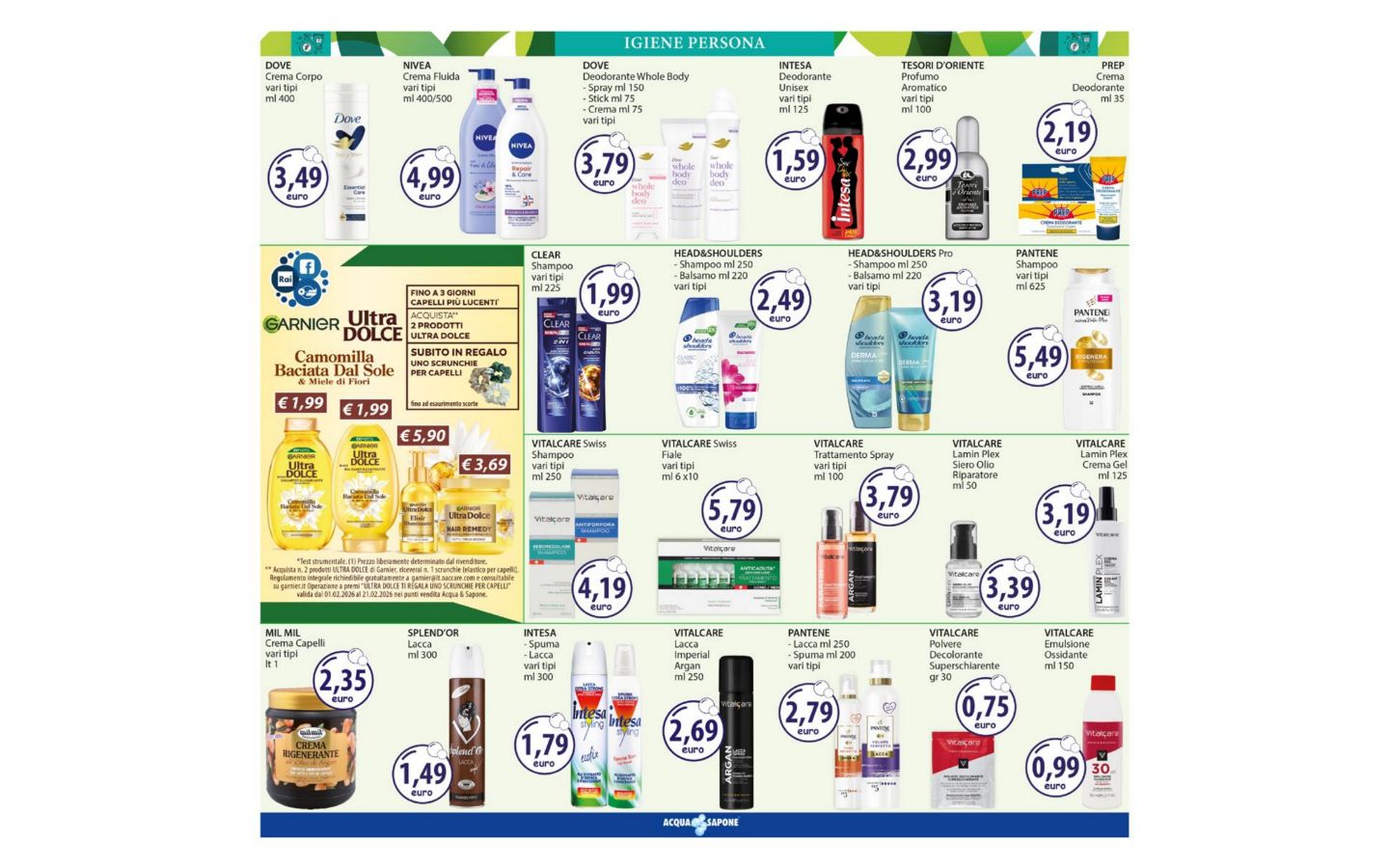 Volantino Acqua e sapone 09.02.2026 - 22.02.2026