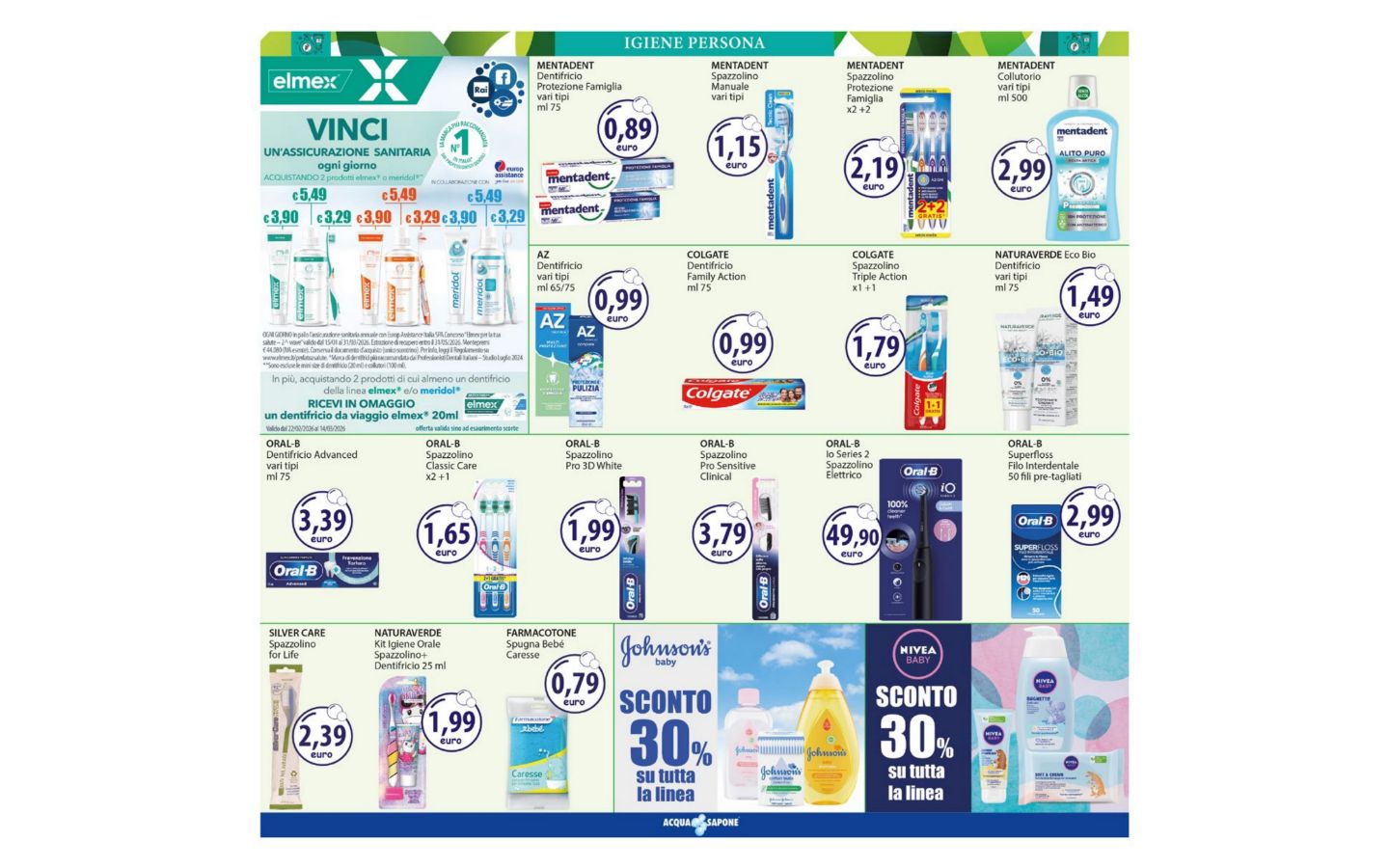 Volantino Acqua e sapone 23.02.2026 - 08.03.2026