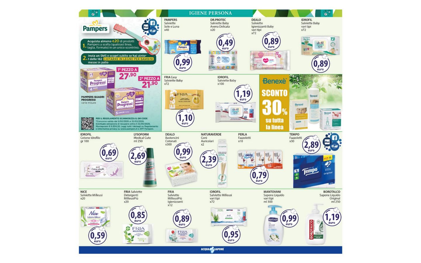 Volantino Acqua e sapone 23.02.2026 - 08.03.2026