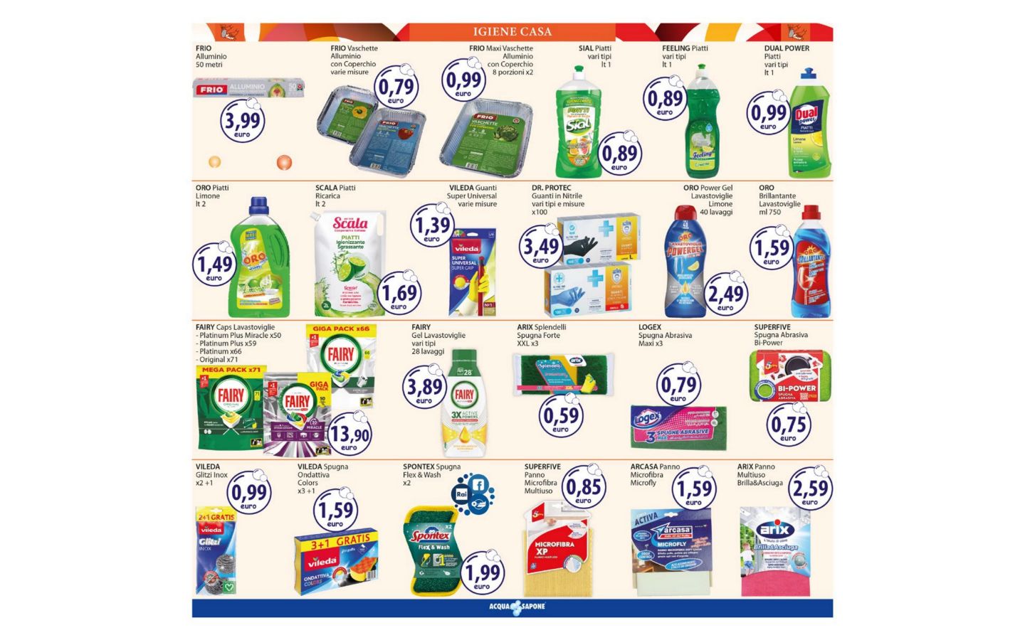 Volantino Acqua e sapone 23.02.2026 - 08.03.2026
