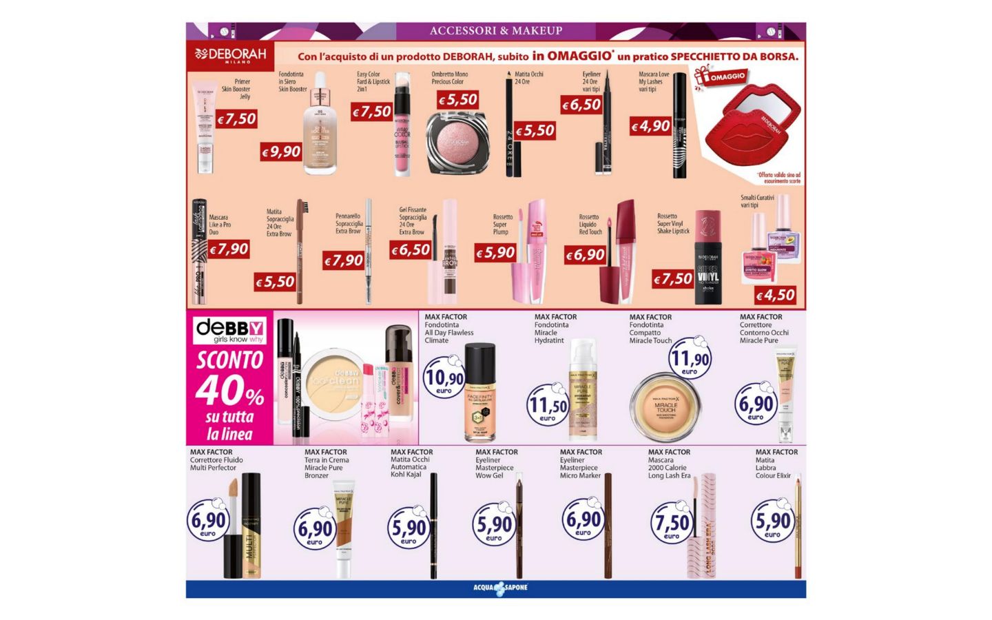 Volantino Acqua e sapone 23.02.2026 - 08.03.2026