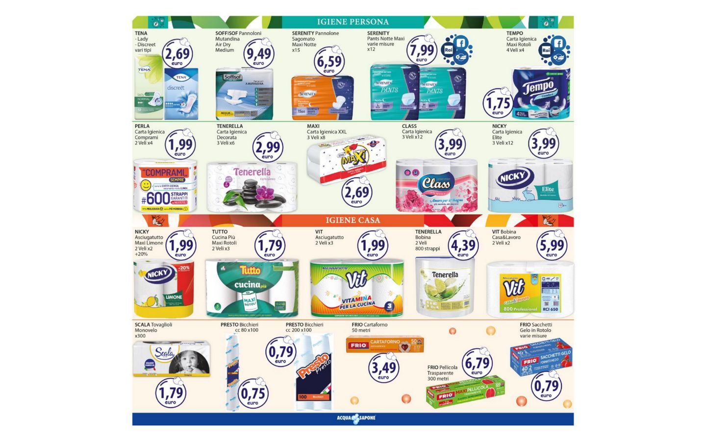 Volantino Acqua e sapone 23.02.2026 - 08.03.2026