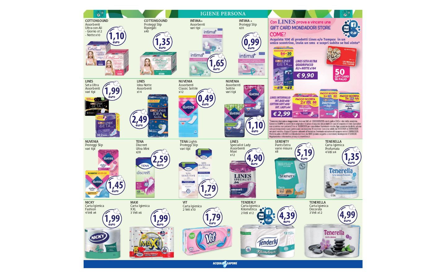 Volantino Acqua e sapone 06.03.2026 - 14.03.2026