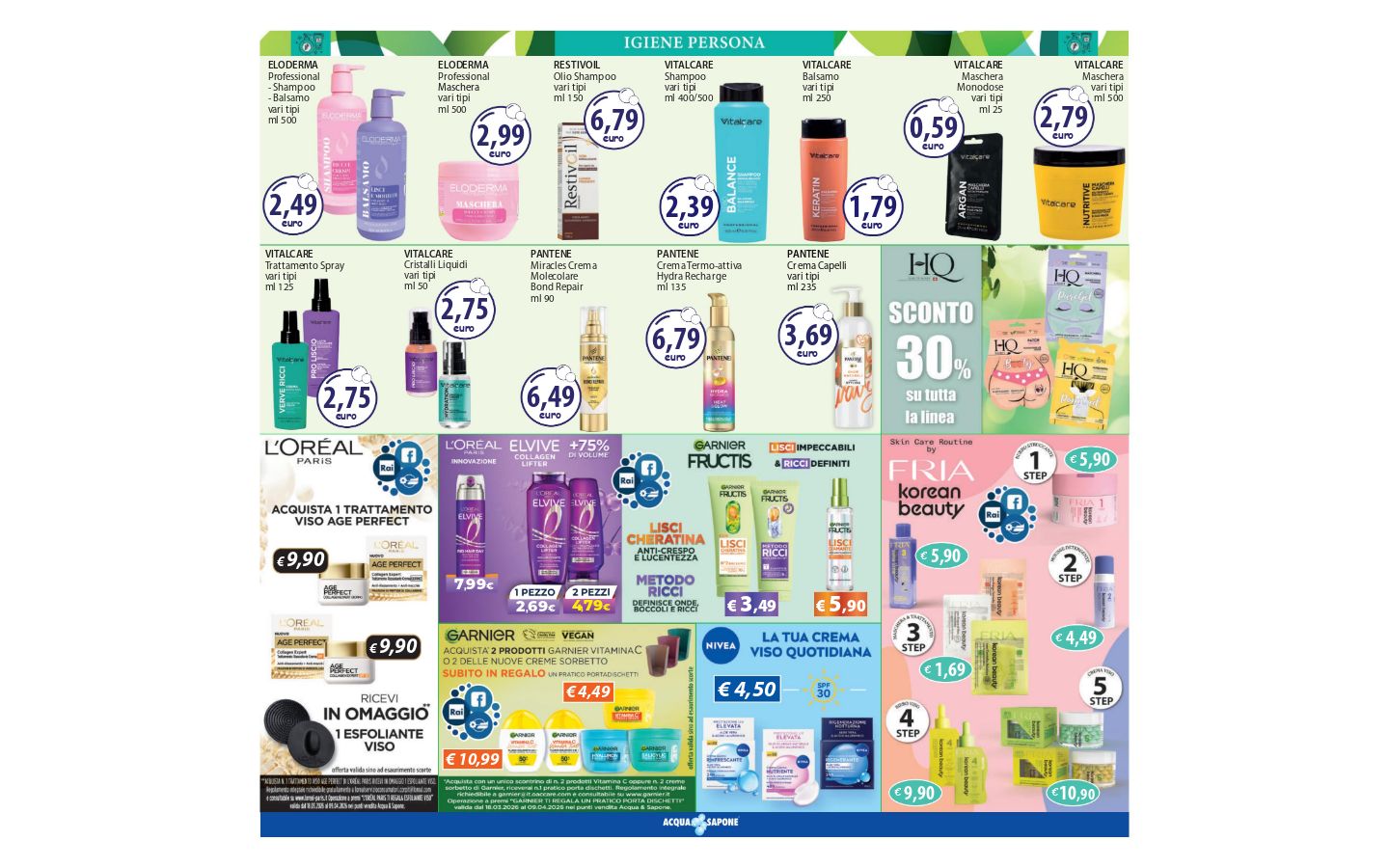 Volantino Acqua e sapone 06.03.2026 - 14.03.2026