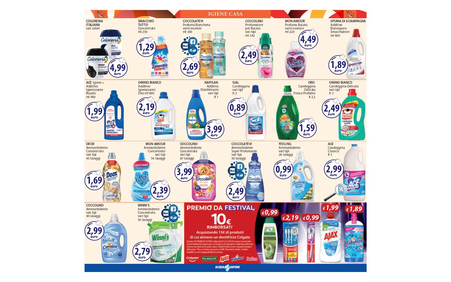 Volantino Acqua e sapone 06.03.2026 - 14.03.2026