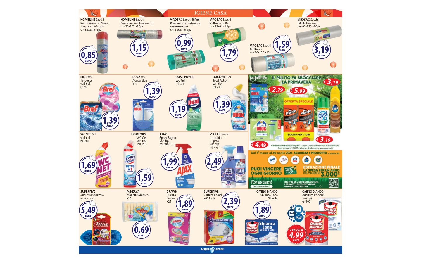 Volantino Acqua e sapone 06.03.2026 - 14.03.2026