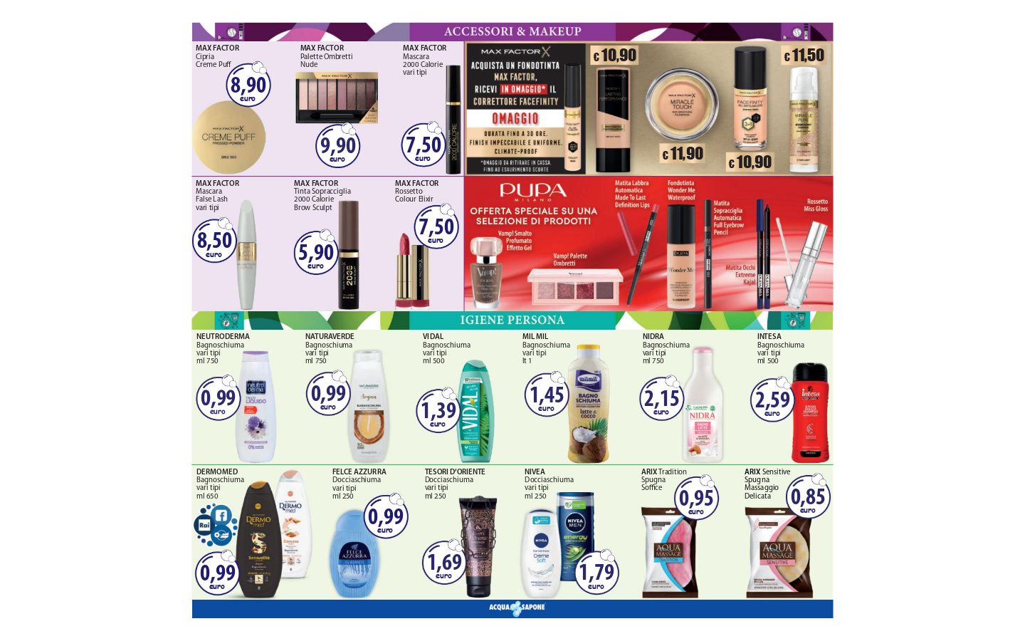 Volantino Acqua e sapone 06.03.2026 - 14.03.2026