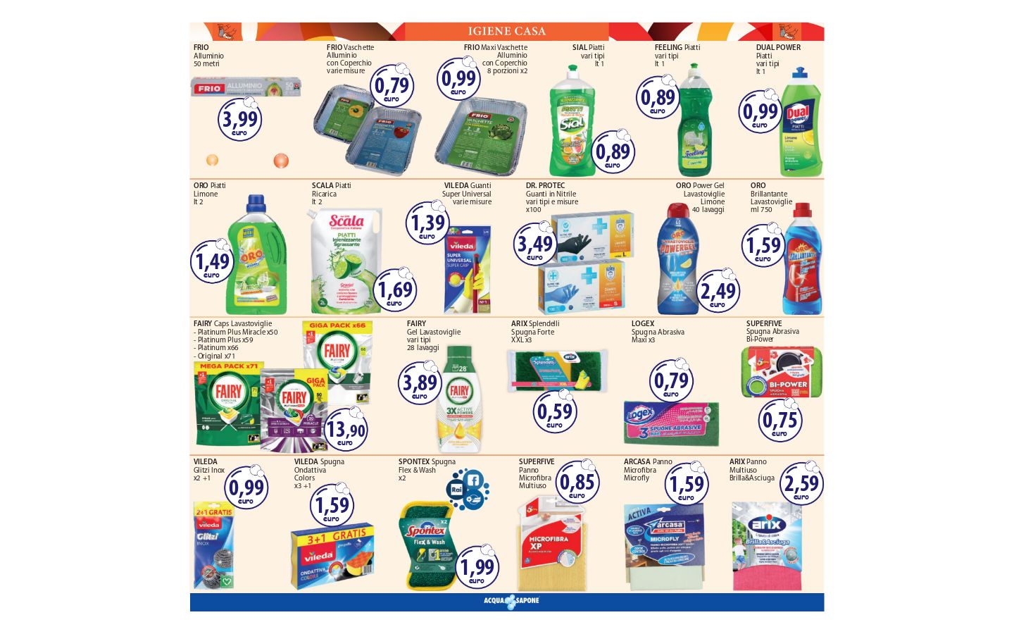 Volantino Acqua e sapone 23.02.2026 - 03.03.2026