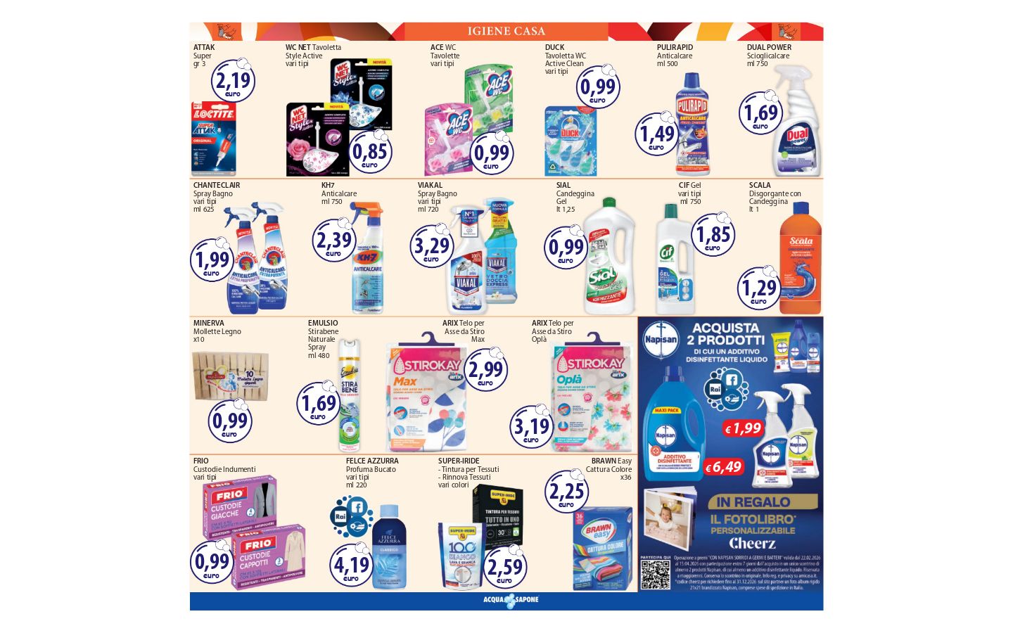 Volantino Acqua e sapone 23.02.2026 - 03.03.2026