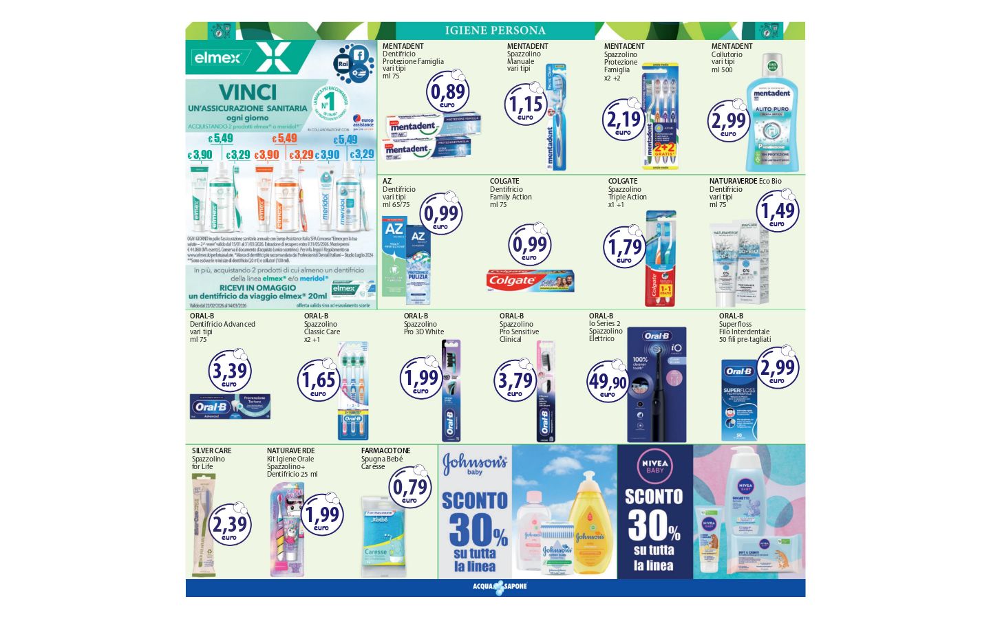 Volantino Acqua e sapone 23.02.2026 - 03.03.2026