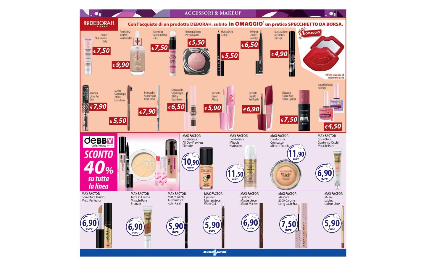 Volantino Acqua e sapone 23.02.2026 - 03.03.2026