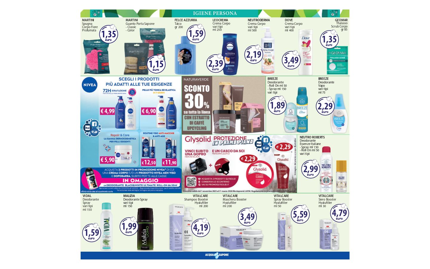 Volantino Acqua e sapone 23.02.2026 - 03.03.2026