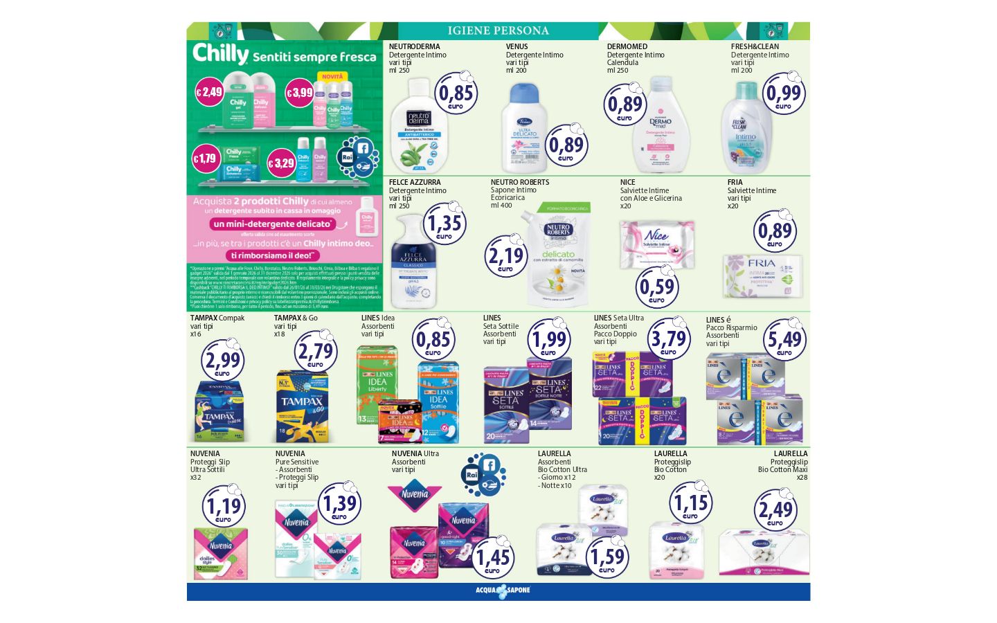 Volantino Acqua e sapone 23.02.2026 - 03.03.2026