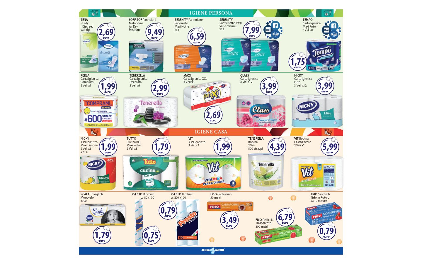 Volantino Acqua e sapone 23.02.2026 - 03.03.2026