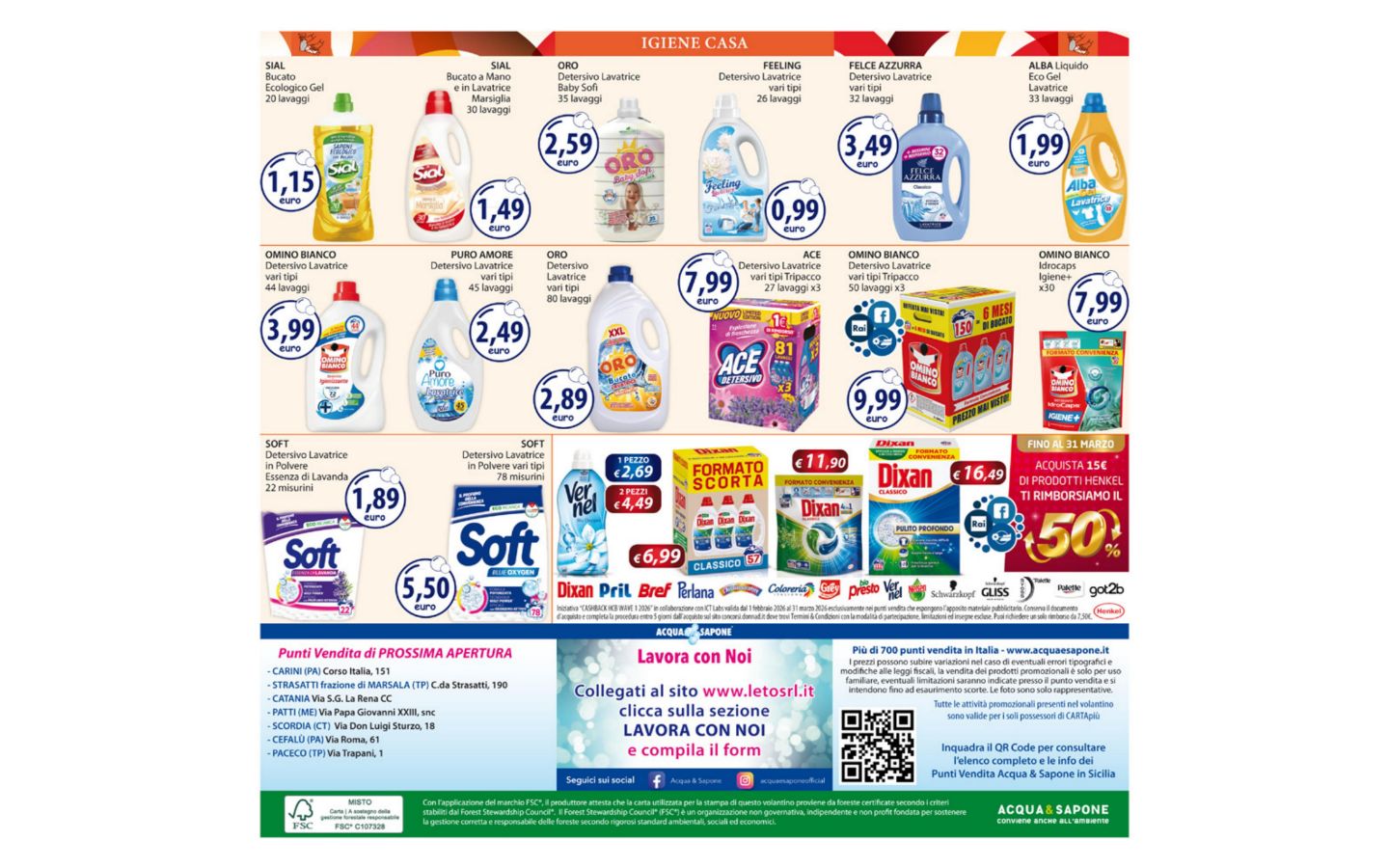 Volantino Acqua e sapone 09.03.2026 - 22.03.2026