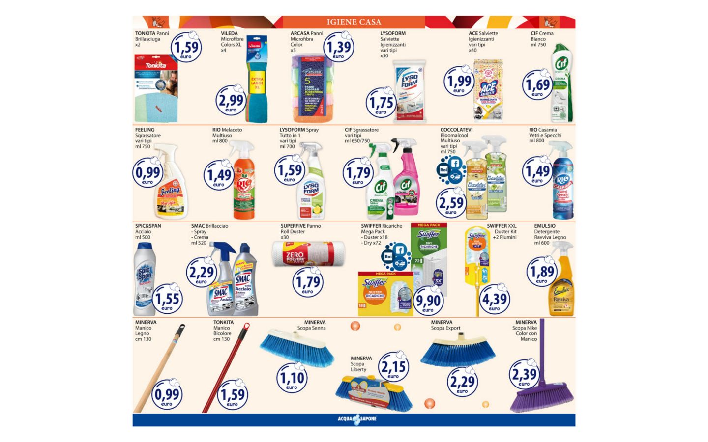Volantino Acqua e sapone 09.03.2026 - 22.03.2026