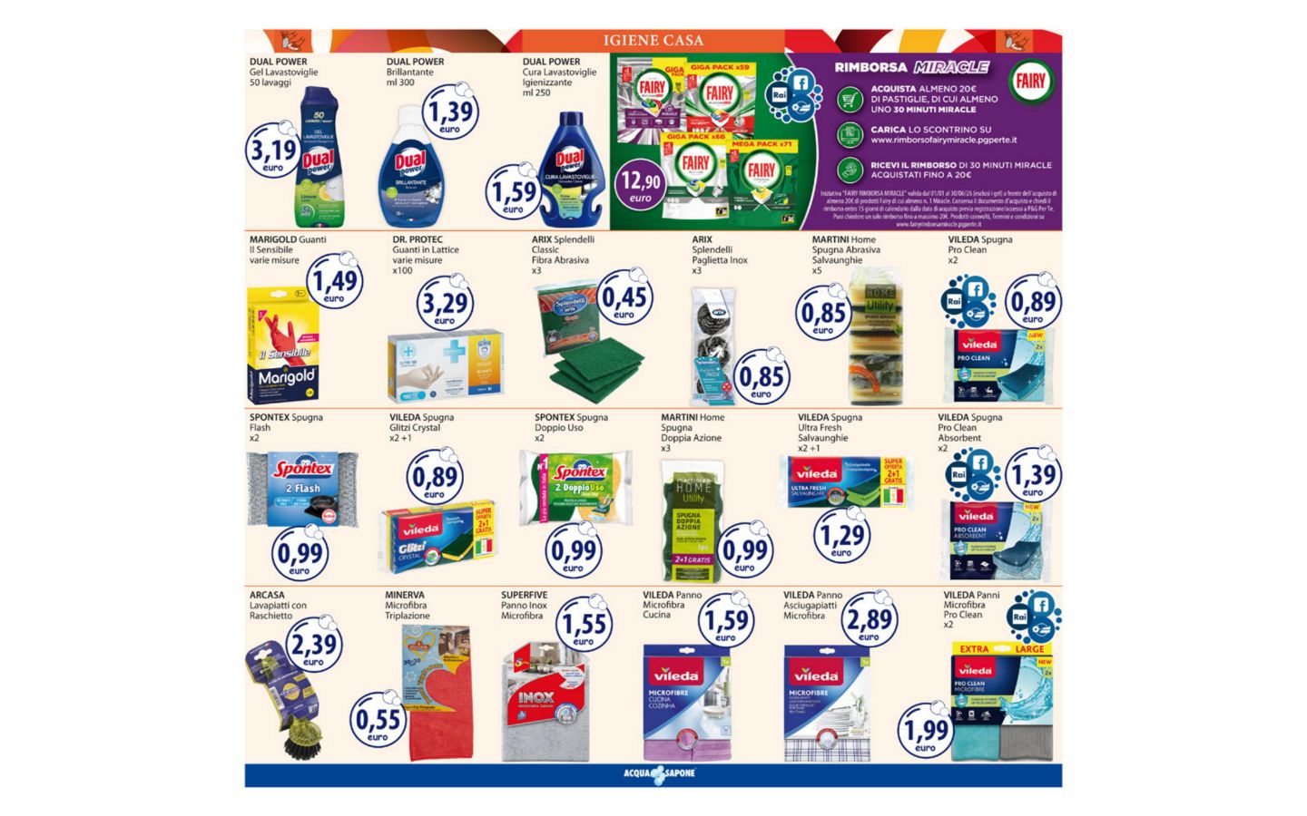 Volantino Acqua e sapone 09.03.2026 - 22.03.2026