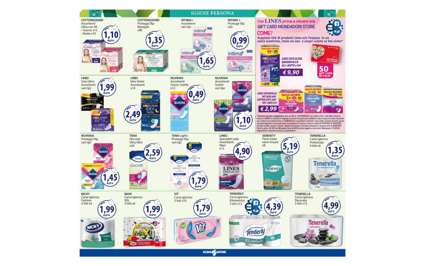 Volantino Acqua e sapone 09.03.2026 - 22.03.2026