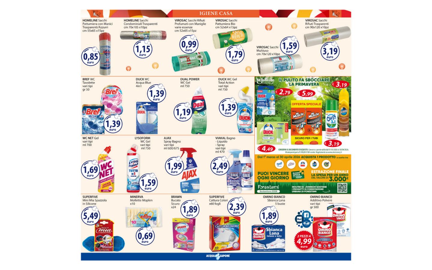 Volantino Acqua e sapone 09.03.2026 - 22.03.2026