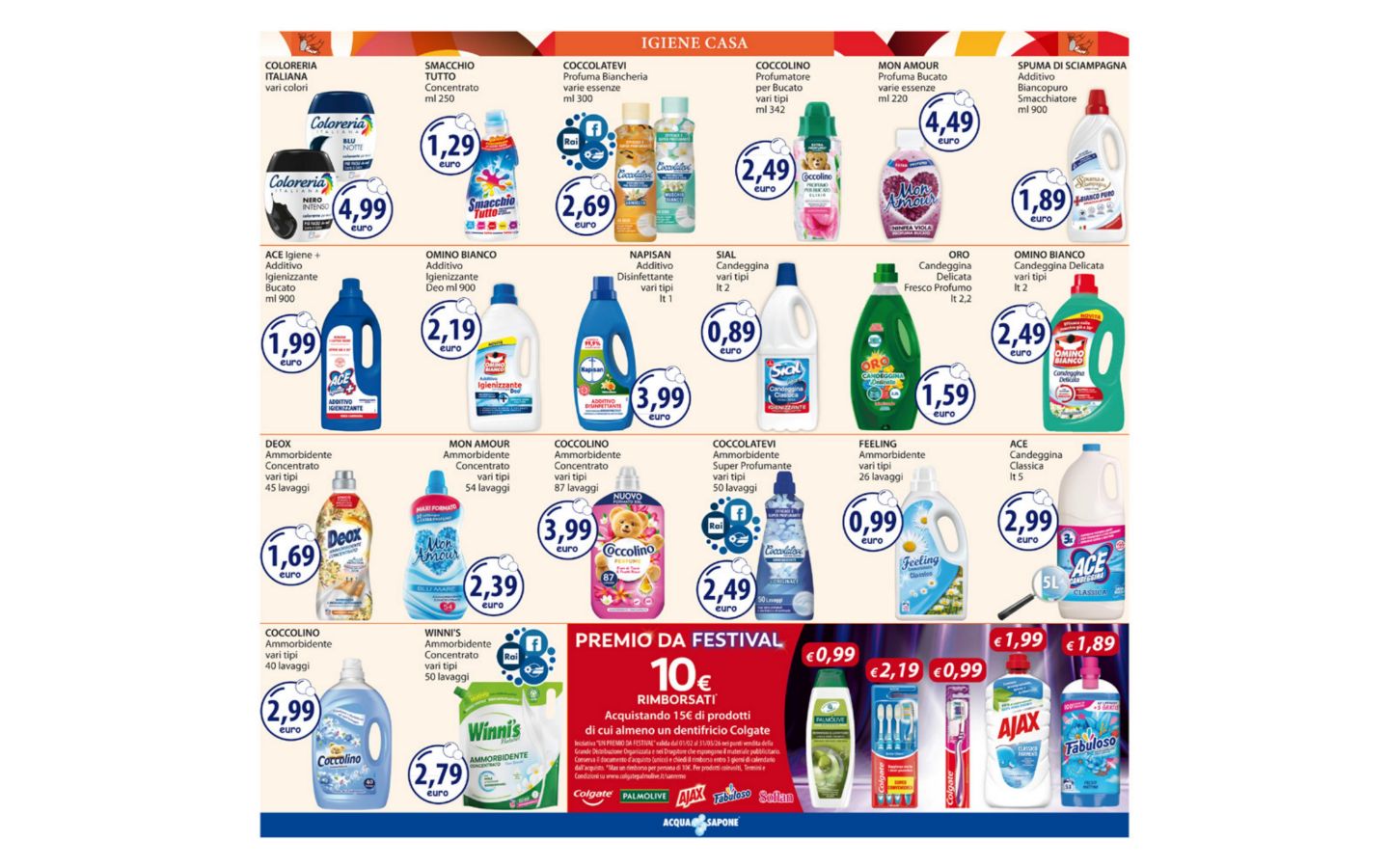 Volantino Acqua e sapone 09.03.2026 - 22.03.2026