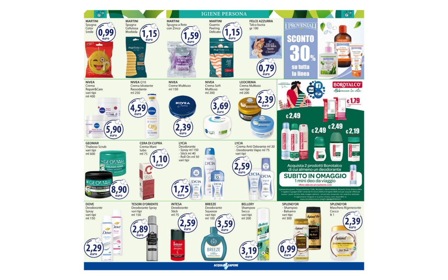Volantino Acqua e sapone 09.03.2026 - 22.03.2026
