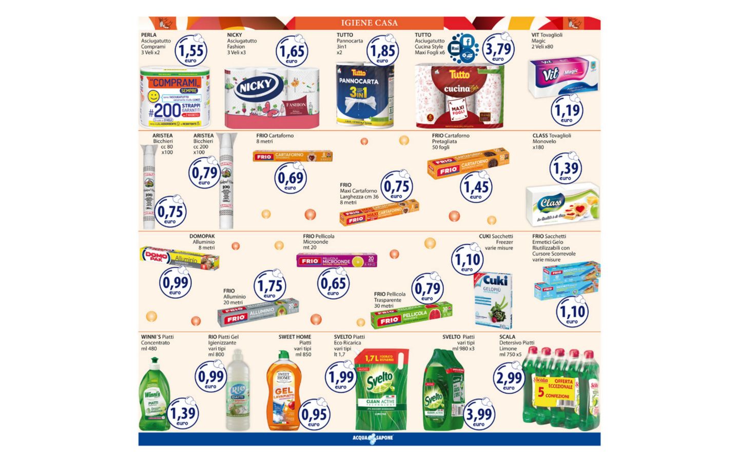 Volantino Acqua e sapone 09.03.2026 - 22.03.2026
