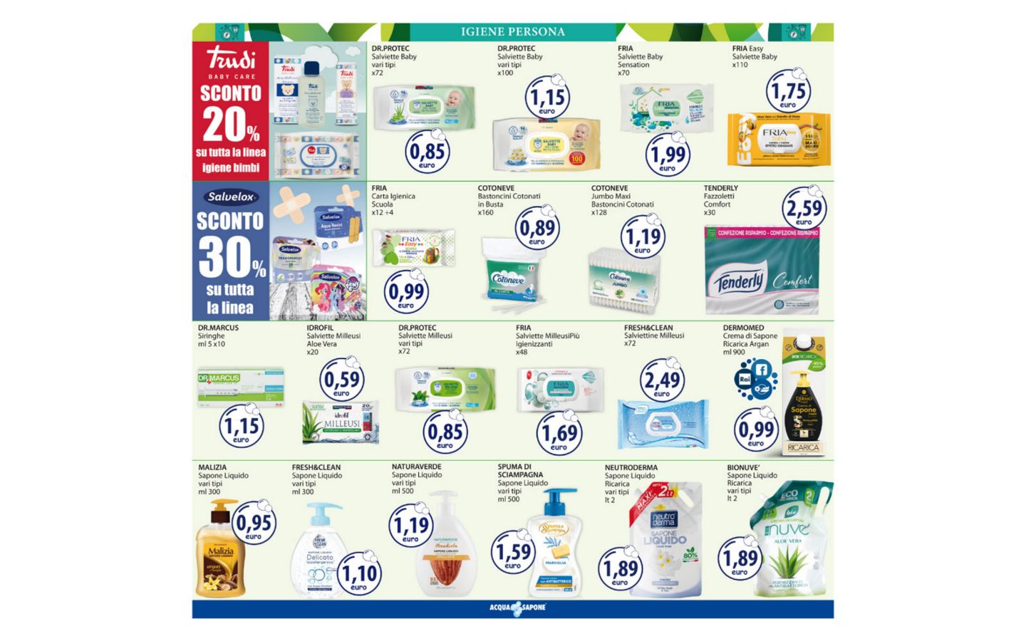 Volantino Acqua e sapone 09.03.2026 - 22.03.2026