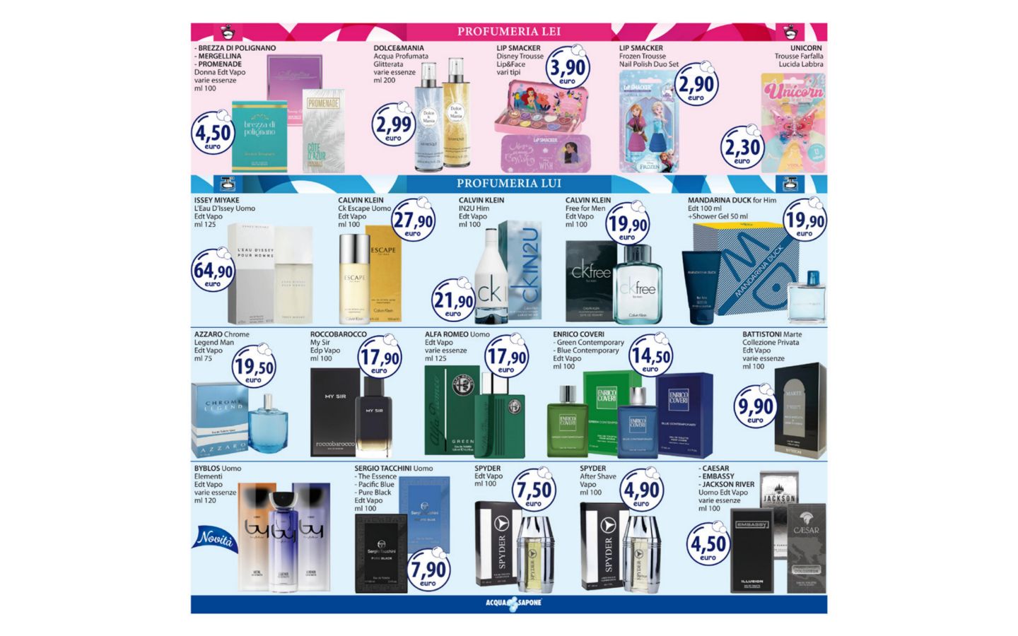 Volantino Acqua e sapone 23.03.2026 - 05.04.2026