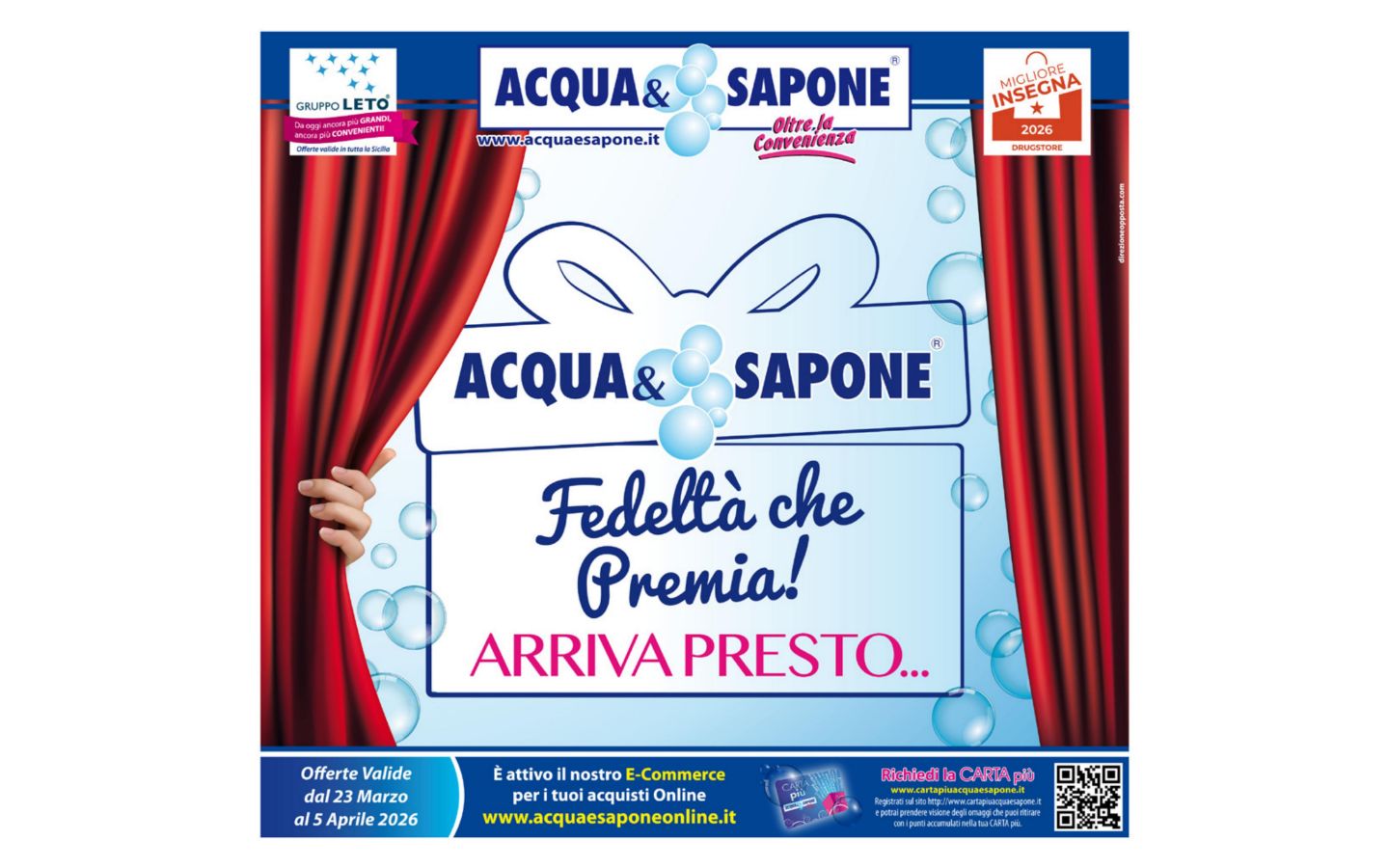 Volantino Acqua e sapone 23.03.2026 - 05.04.2026