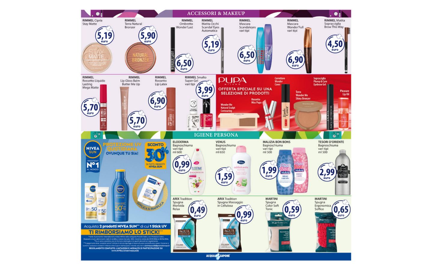 Volantino Acqua e sapone 23.03.2026 - 05.04.2026