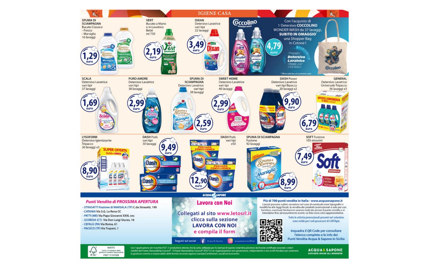 Volantino Acqua e sapone 23.03.2026 - 05.04.2026