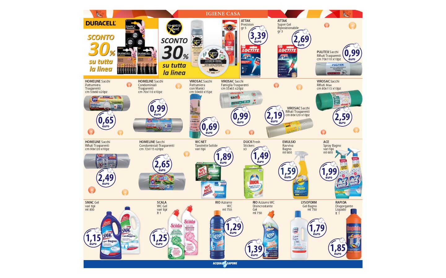 Volantino Acqua e sapone 20.03.2026 - 28.03.2026