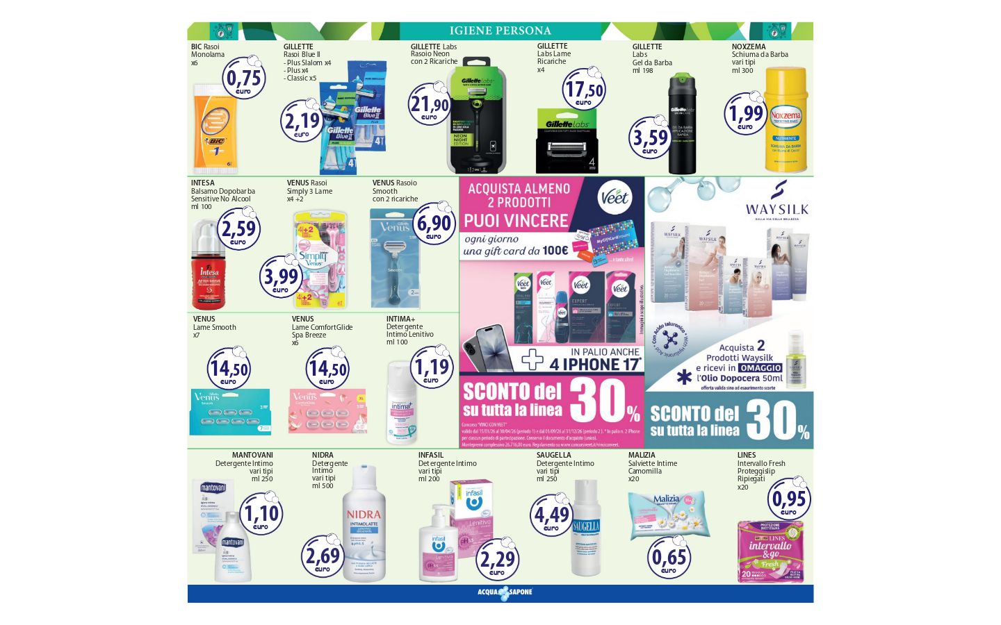 Volantino Acqua e sapone 20.03.2026 - 28.03.2026