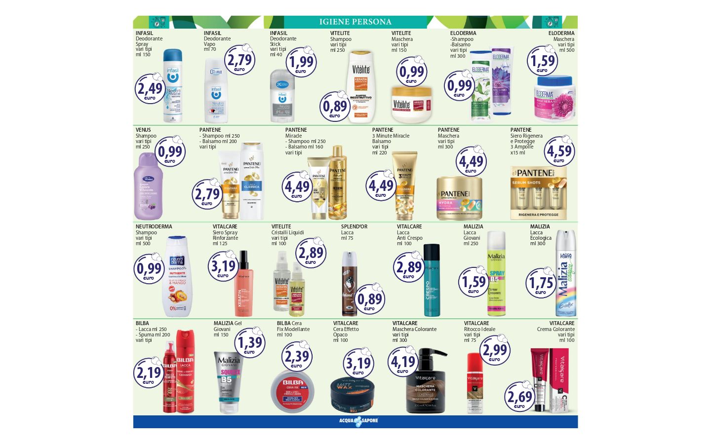 Volantino Acqua e sapone 20.03.2026 - 28.03.2026
