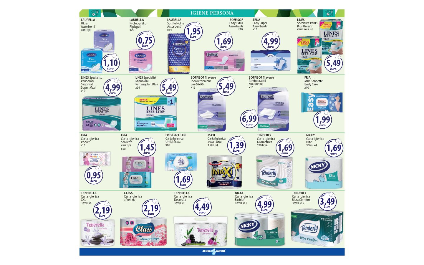 Volantino Acqua e sapone 20.03.2026 - 28.03.2026