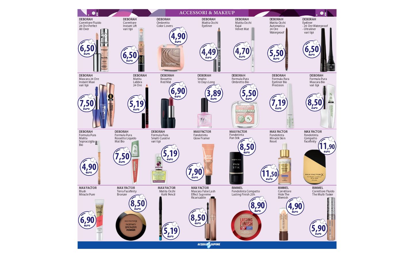 Volantino Acqua e sapone 20.03.2026 - 28.03.2026