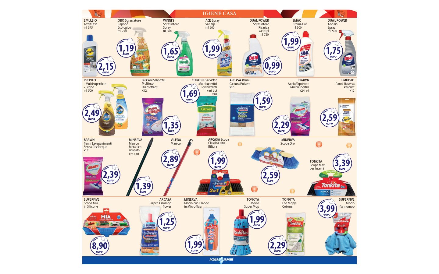 Volantino Acqua e sapone 20.03.2026 - 28.03.2026