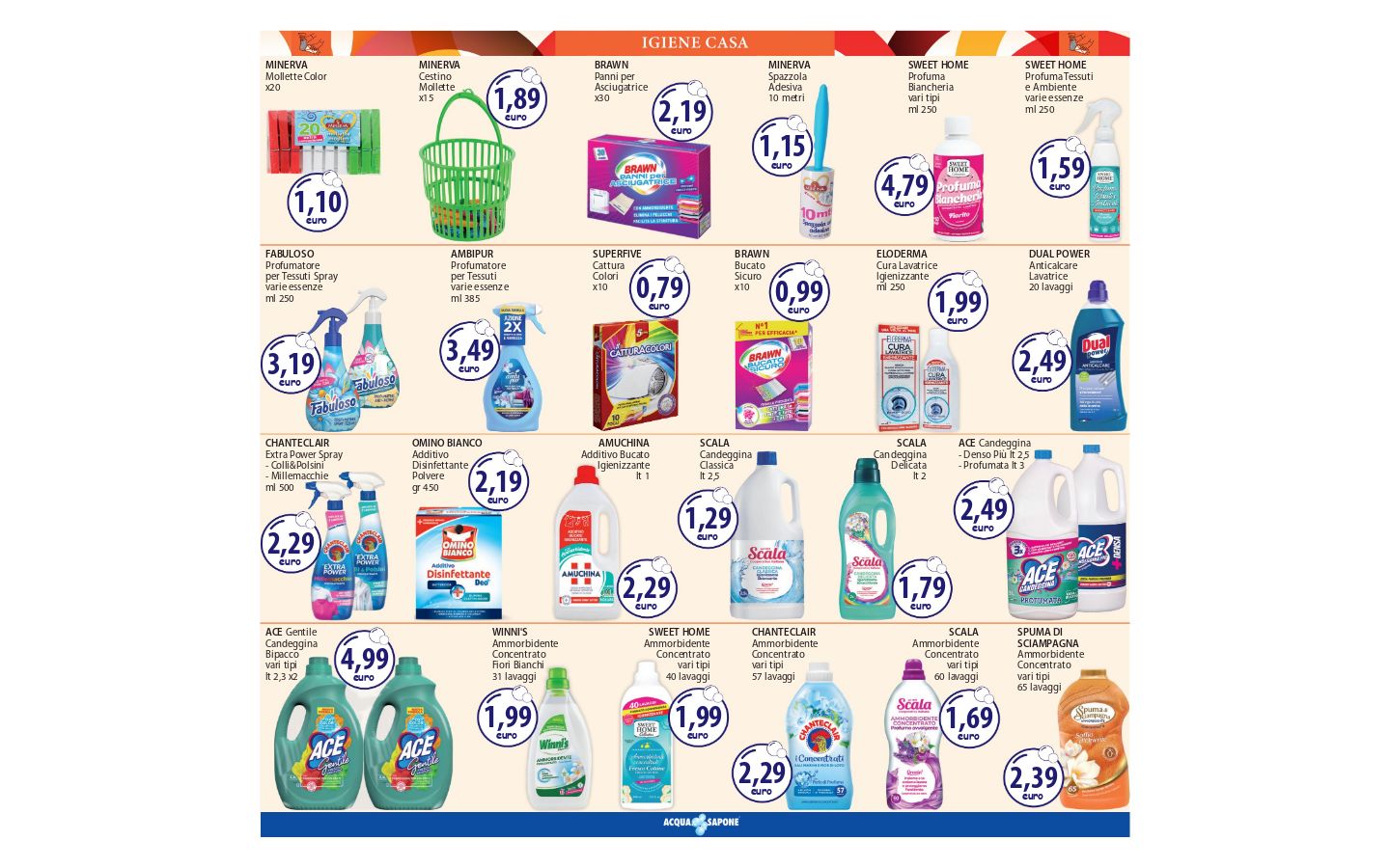 Volantino Acqua e sapone 20.03.2026 - 28.03.2026
