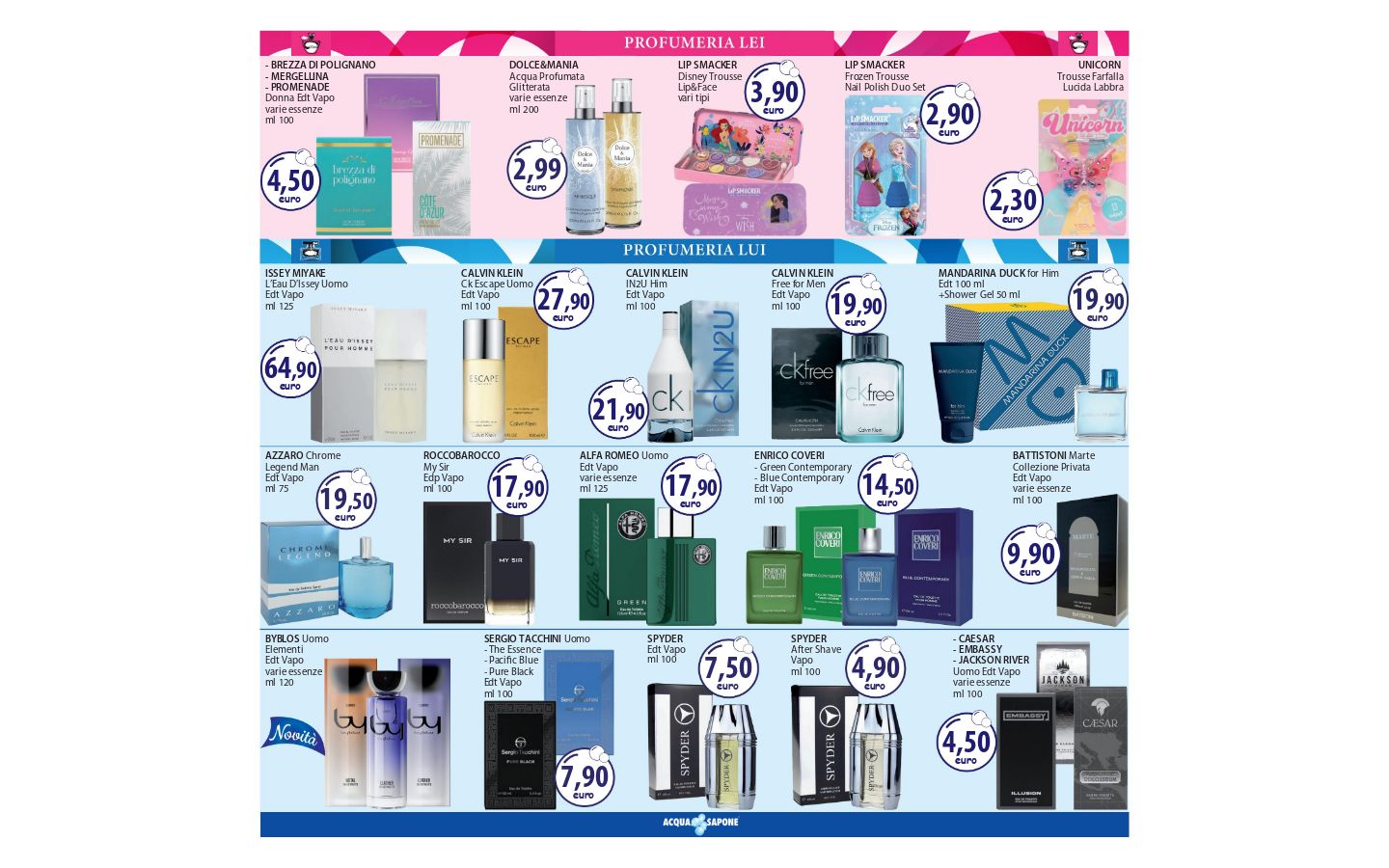 Volantino Acqua e sapone 20.03.2026 - 28.03.2026