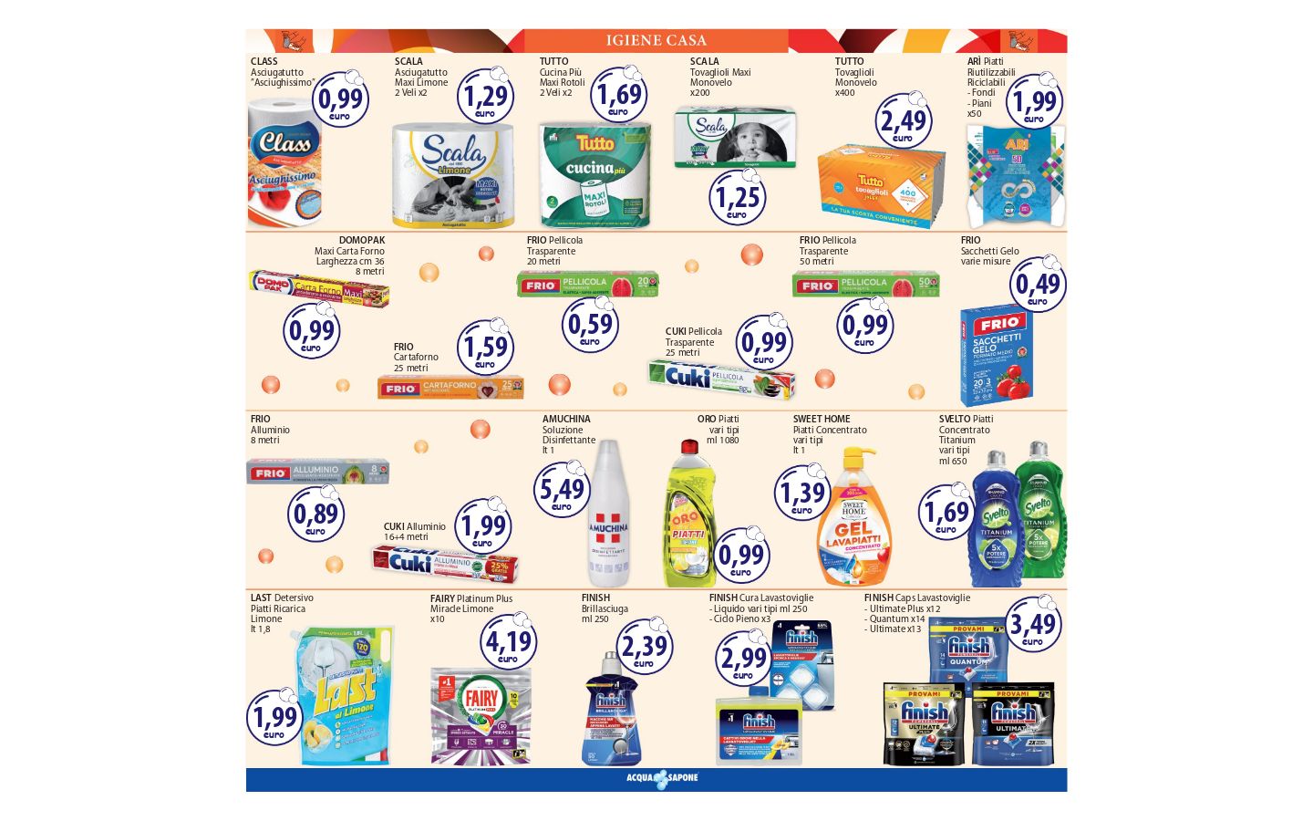 Volantino Acqua e sapone 20.03.2026 - 28.03.2026
