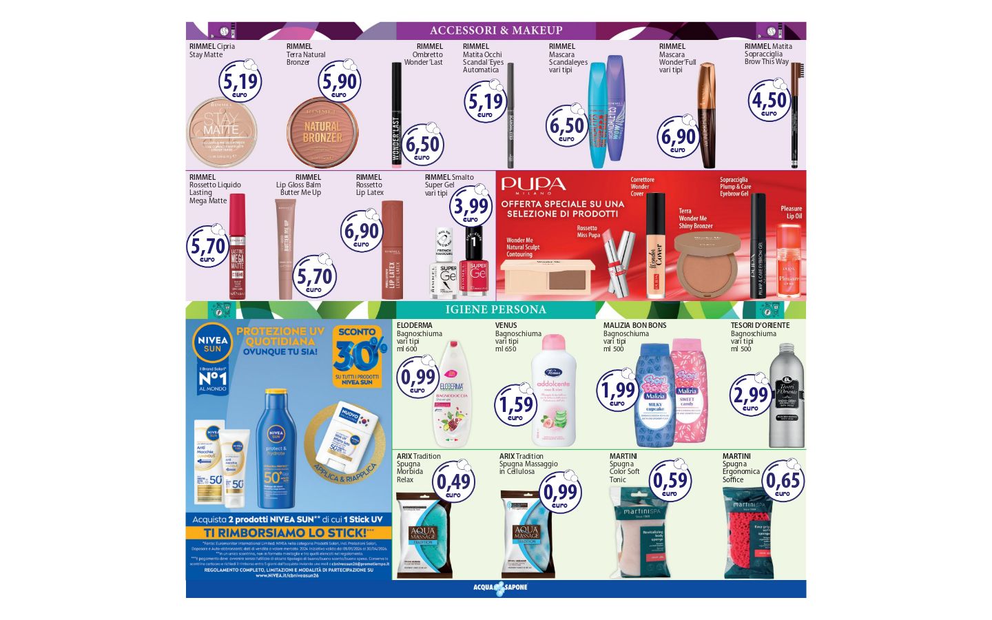 Volantino Acqua e sapone 20.03.2026 - 28.03.2026