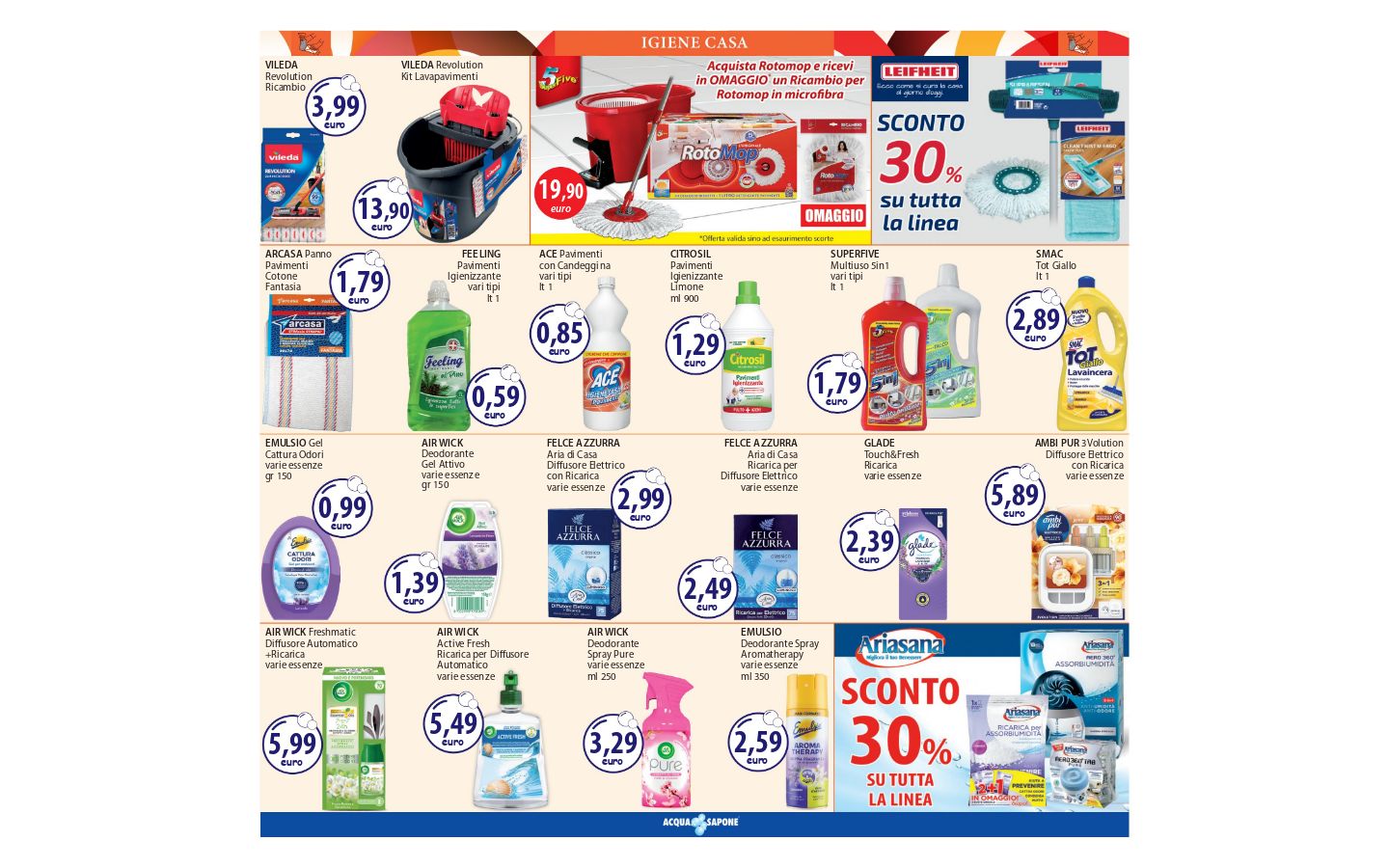Volantino Acqua e sapone 20.03.2026 - 28.03.2026