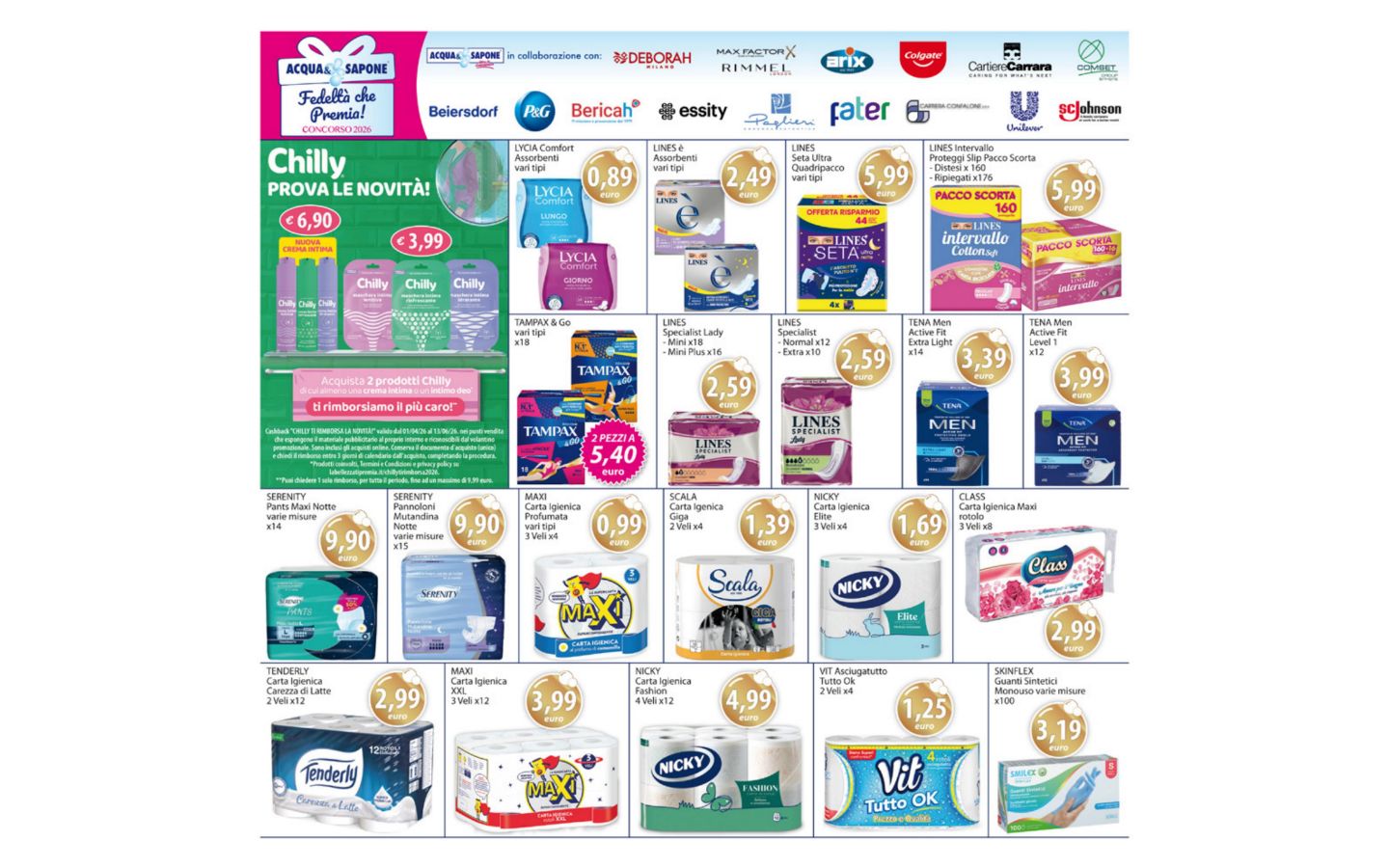 Volantino Acqua e sapone 06.04.2026 - 19.04.2026
